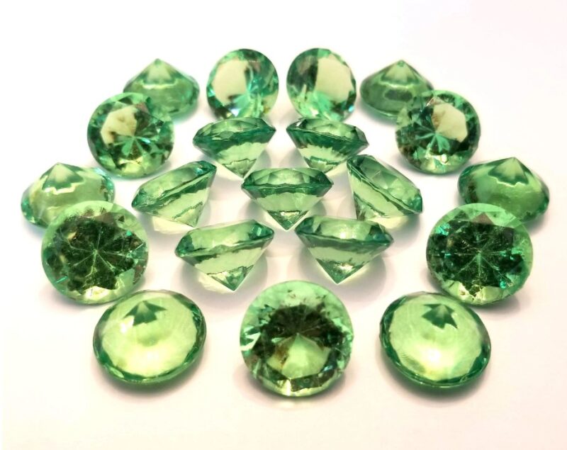 Green Gem board game token