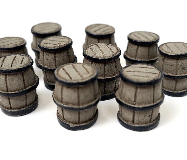 Wine Barrel wooden custom board game tokens